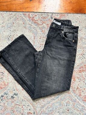 Garage Women’s Straight Black Denim Jeans